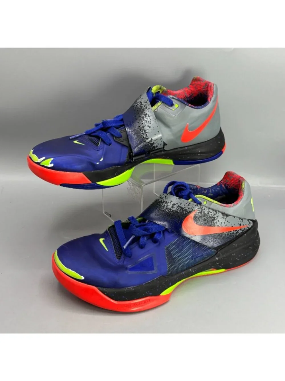 Nike Kevin Durant Nerf  8M/9.5W Blue Orange Performance Sneakers FQ8180-400